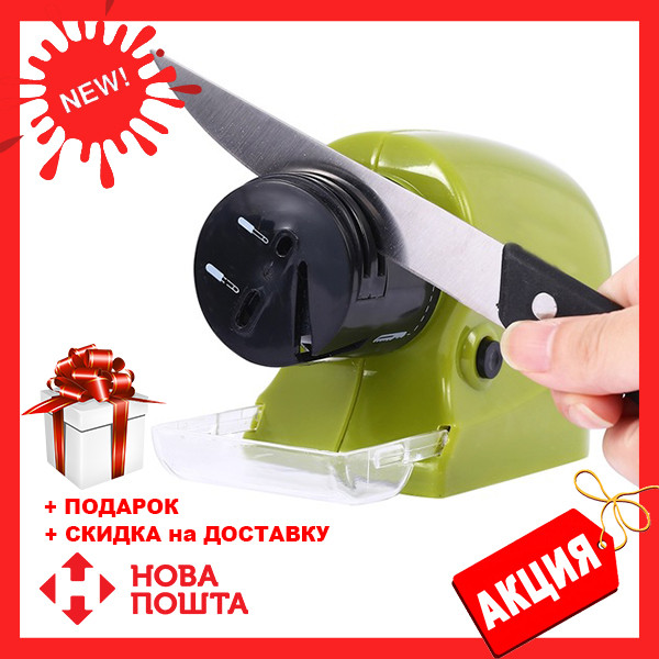 

Беспроводная универсальная Swifty Sharp Motorized Knife Sharpener (ножеточка Свифти Шарп)