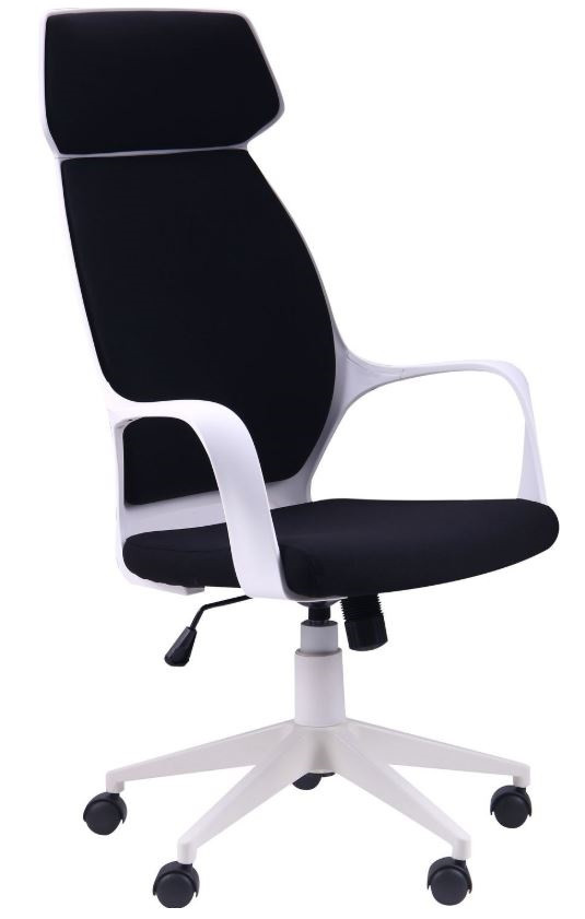 Кресло Concept белый, тк. черный