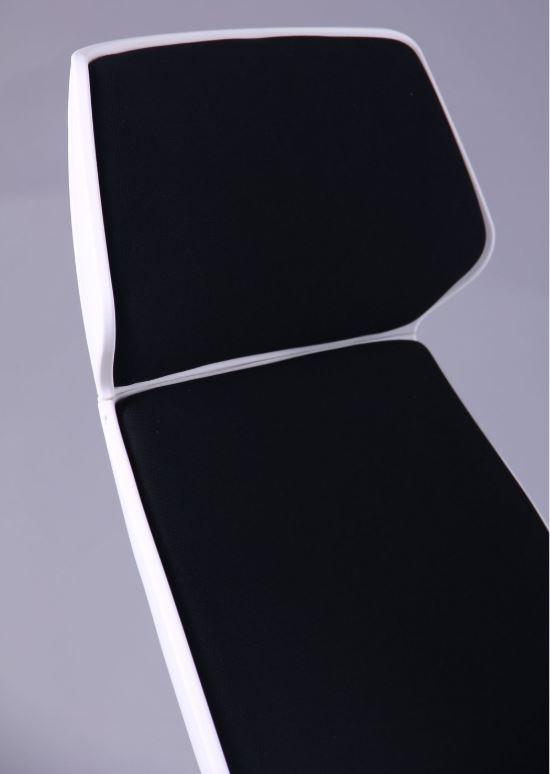 Кресло Concept белый, тк. черный (Фото 9)