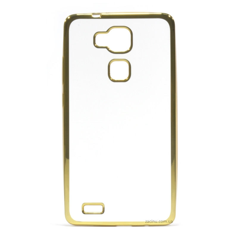 

Чехол накладка для Huawei Mate 8 Прозрачный / золотистый
