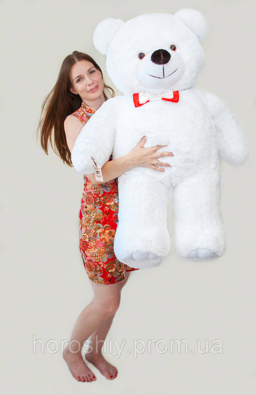 Плюшевый медведь Белый 130 см