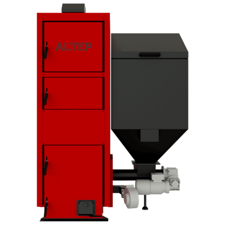 

Котёл пеллетный Альтеп DUO Pellet N 75 кВт c дополнительной топкой (дрова, уголь), Красный