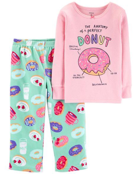 

Пижама для девочки "Donut" арт. 24071015 (Carters) 2Т,3Т,4Т