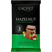 Шоколад CACHET 300гр Milk Hazelnut 21648/12шт