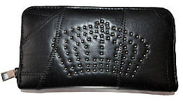 Жіночий гаманець з натуральної шкіри (11x20x3)