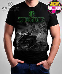 Футболка чорні чоловічі WORLD of TANKS танки Valimark-Biz 034
