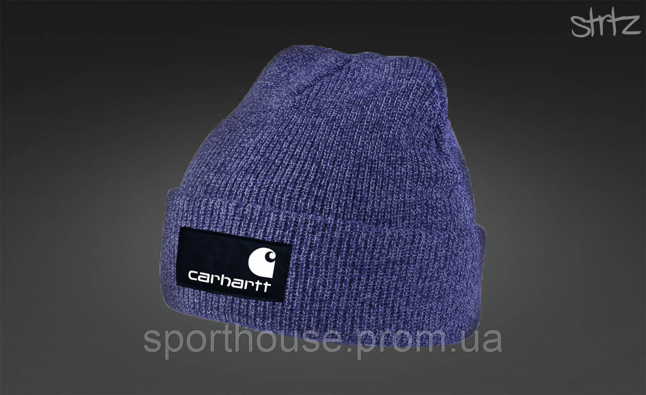 

Шапка Carhartt синего цвета (люкс копия), Синий