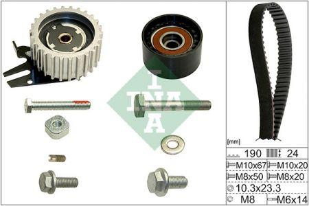 

Комплект ремня ГРМ ALFA ROMEO 159, OPEL ASTRA H, OPEL VECTRA C, SAAB 9-3 530 0624 10 INA