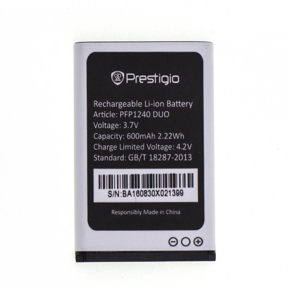 

Аккумулятор к телефону Prestigio PFP 1240 600mAh