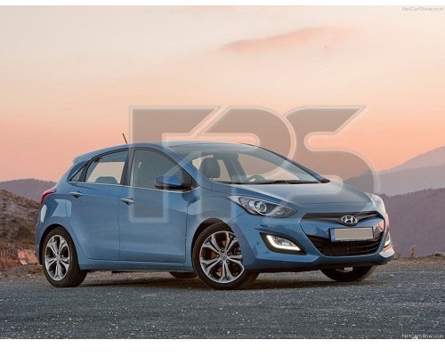 

Боковое стекло передней двери Hyundai i30 '12- левое (Оригинал)