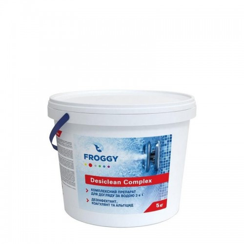 

Комплексный Хлор 3в1 (таблетки 200г) Desiclean complex 3в1 FROGGY T0500-10 (5кг)