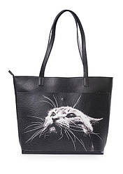 Жіноча сумка-шоппер "Кіт"