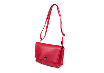 Жіноча сумочка з натуральної шкіри червона Red Skins
