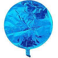 Гелієва куля фольга блакитний 45см
