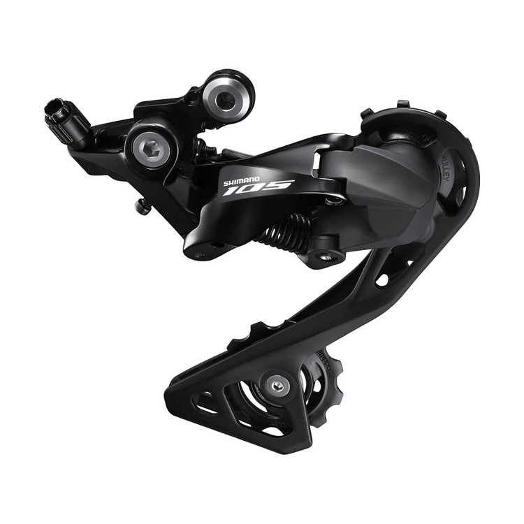 

Перемикач задній Shimano 105 RD-R7000-GS Shadow 11 швидкостей середній важіль чорний