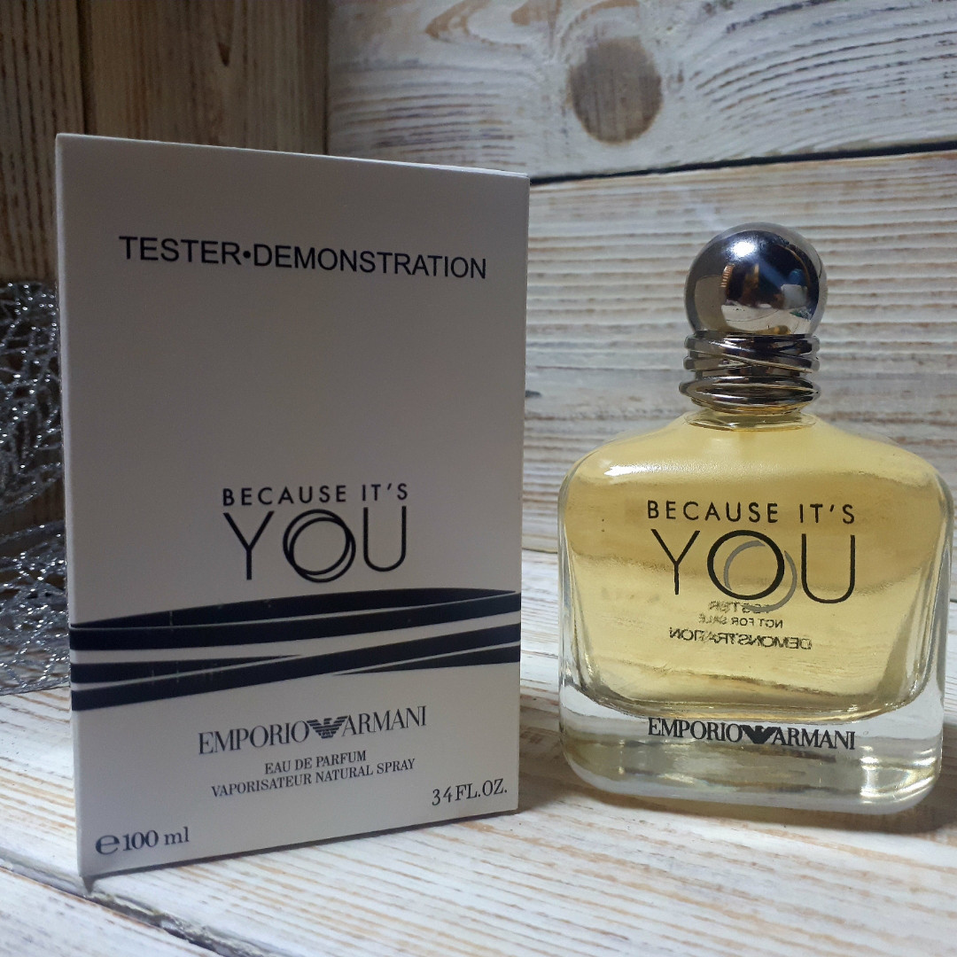 emporio armani because it's you tester