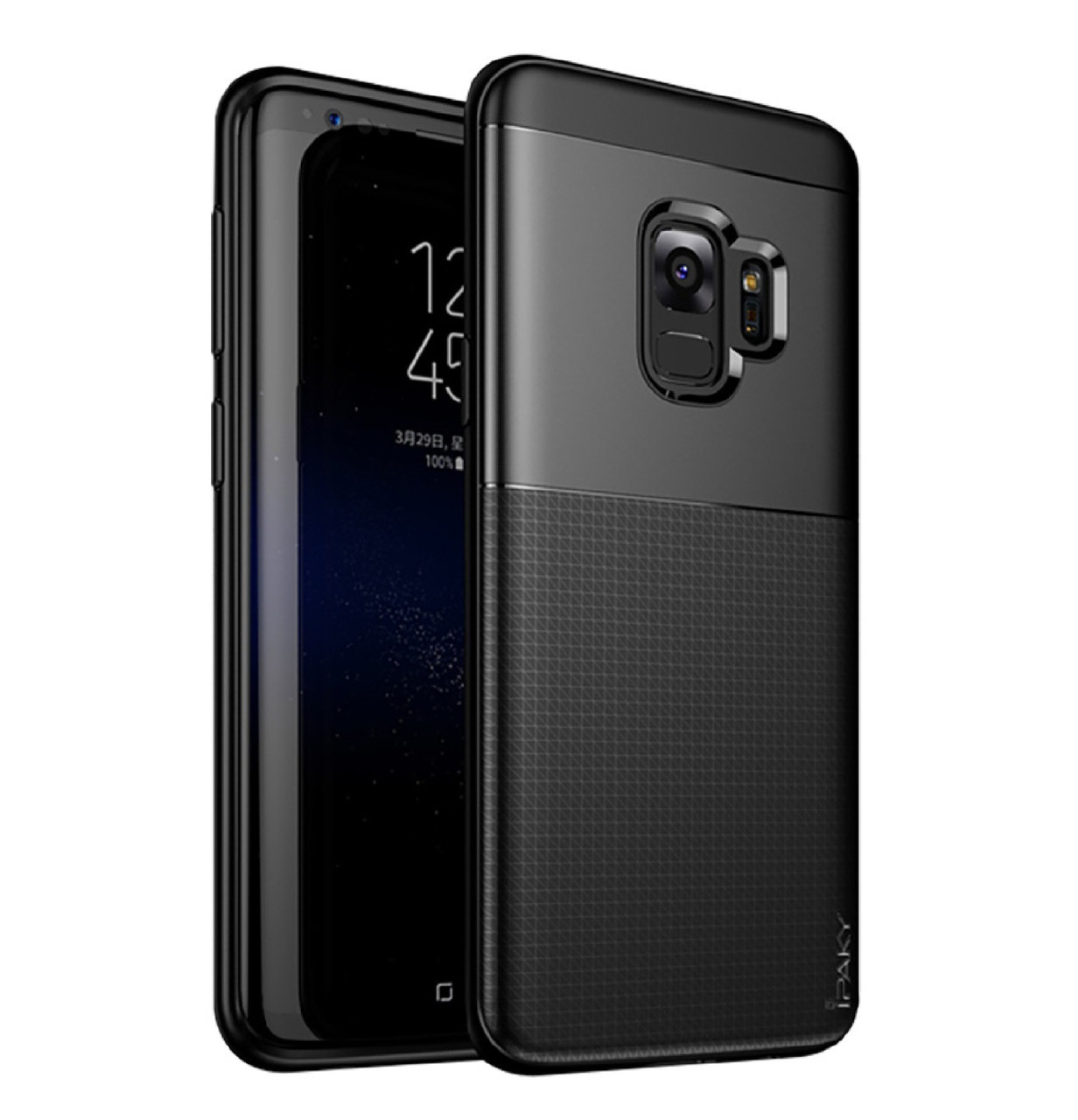 

Чехол iPaky TPU+PC Dunjia для Samsung Galaxy S9 SM-G960F Black, Черный