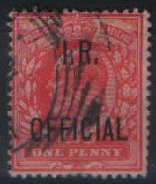 L.R. Official - one penny 1902