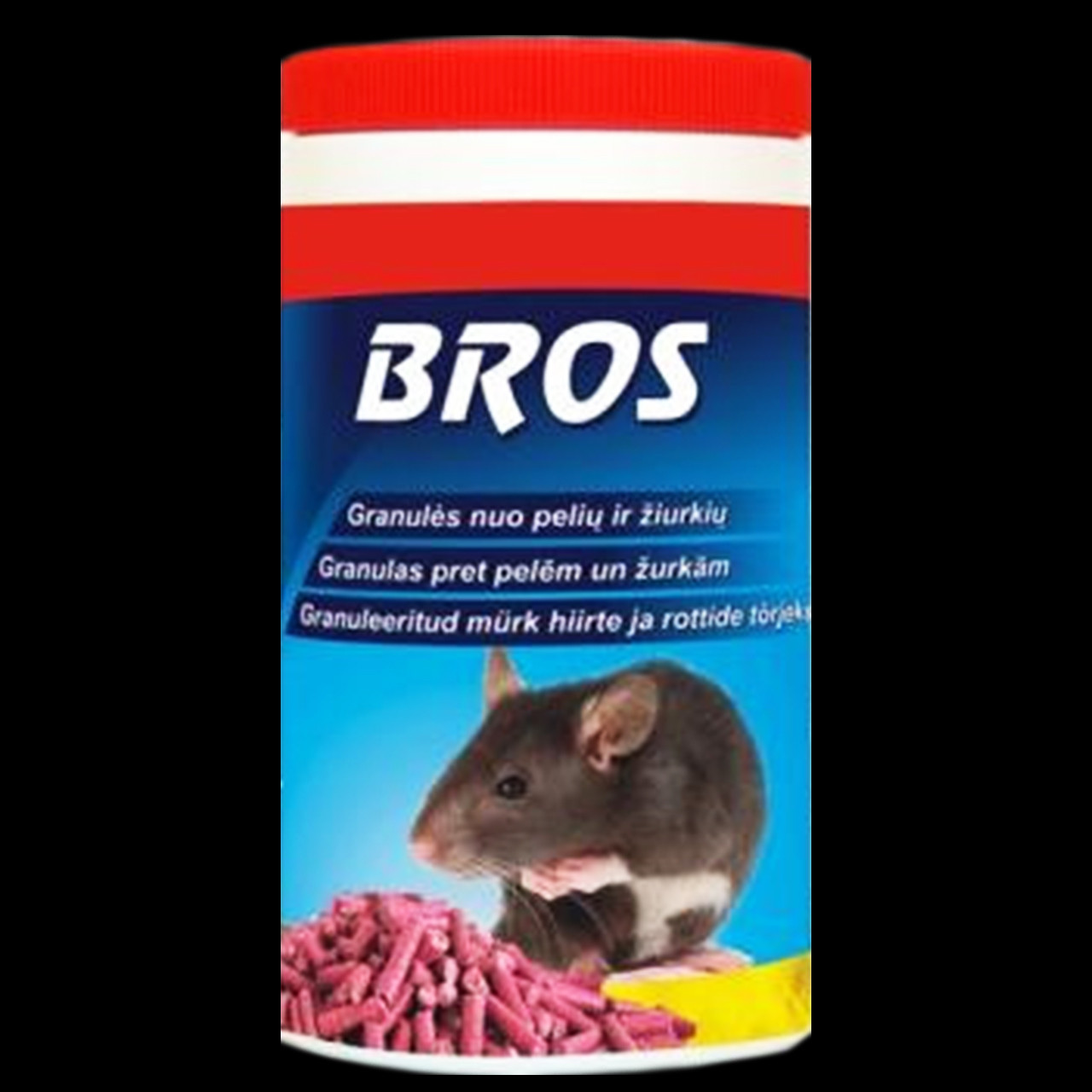 Брос Bros гранулы от крыс Банка 250 г яд, приманка, средство от мышей 
