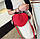 Жіноча сумочка Серце червона, фото 3
