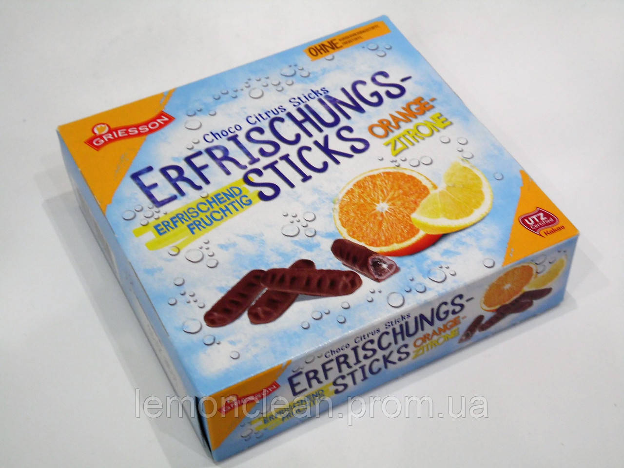 Шоколадные палочки с фруктовым соком Griesson Erfrischungs-sticks 150 