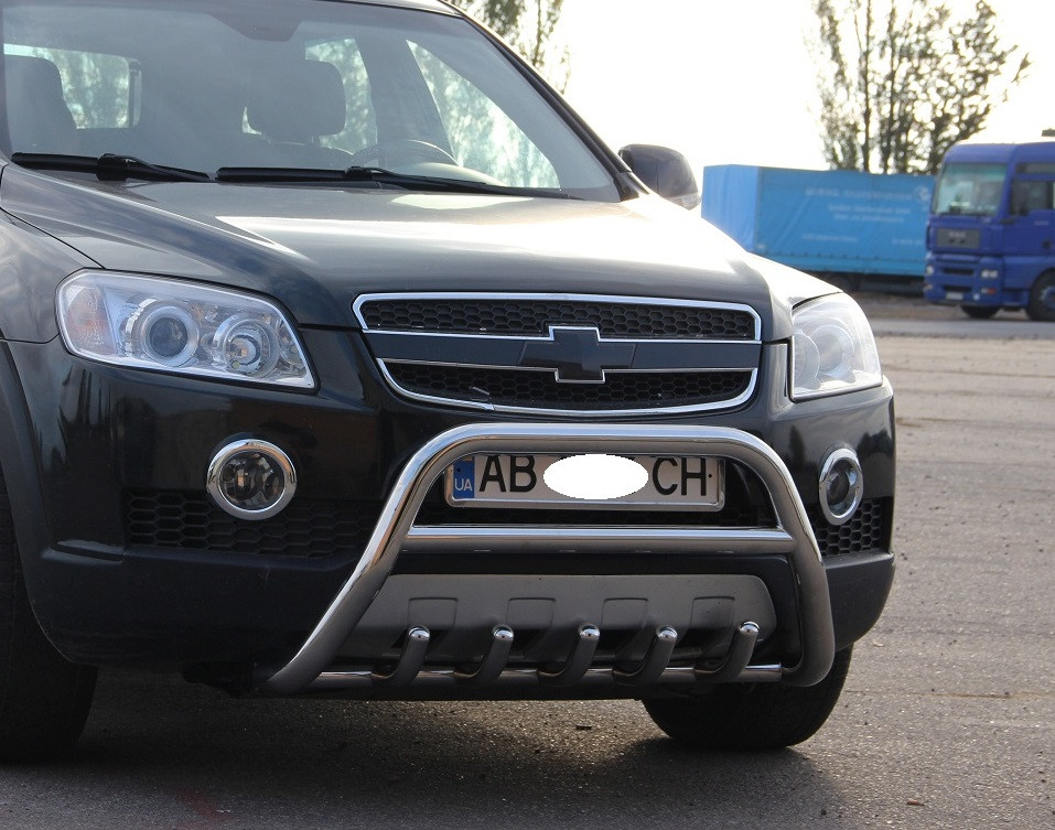 

Передняя дуга WT003 (нерж.) - Chevrolet Captiva 2006+ и 2011+ гг.