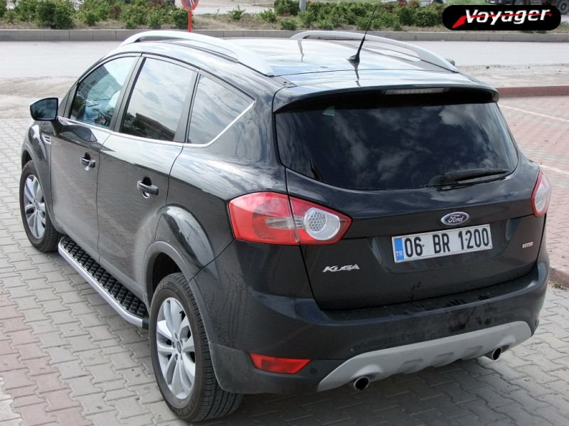 

Боковые площадки BlackLine (2 шт, алюминий) - Ford Kuga 2008-2013 гг.