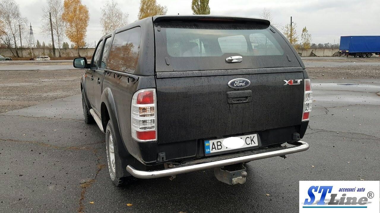 

Задняя защита AK005 (2 шт, нерж.) - Ford Ranger 2007-2011 гг.