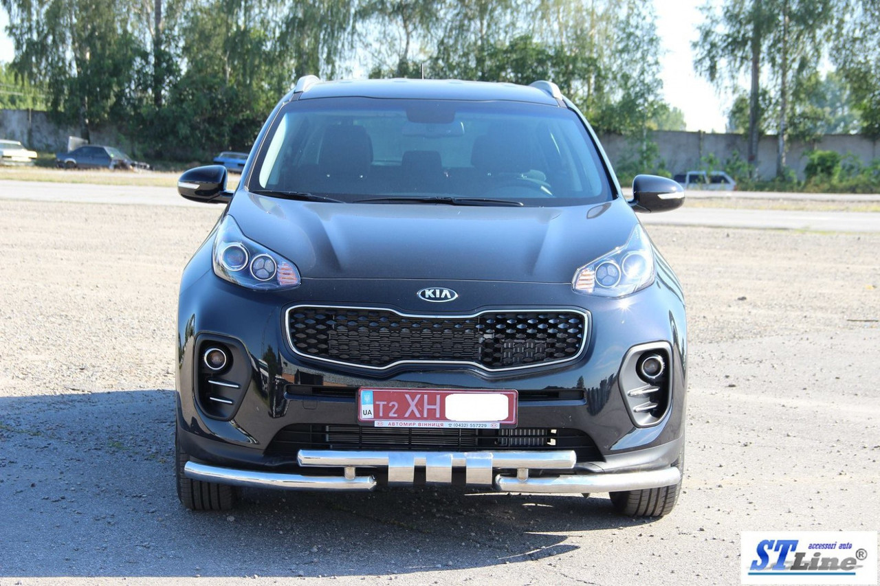 

Передняя защита ST009-15 (нерж) - Kia Sportage 2015+ гг.