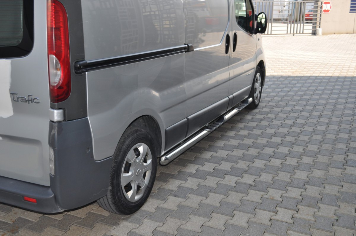 

Боковые трубы (2 шт., нерж.) - Opel Vivaro 2015+ гг.