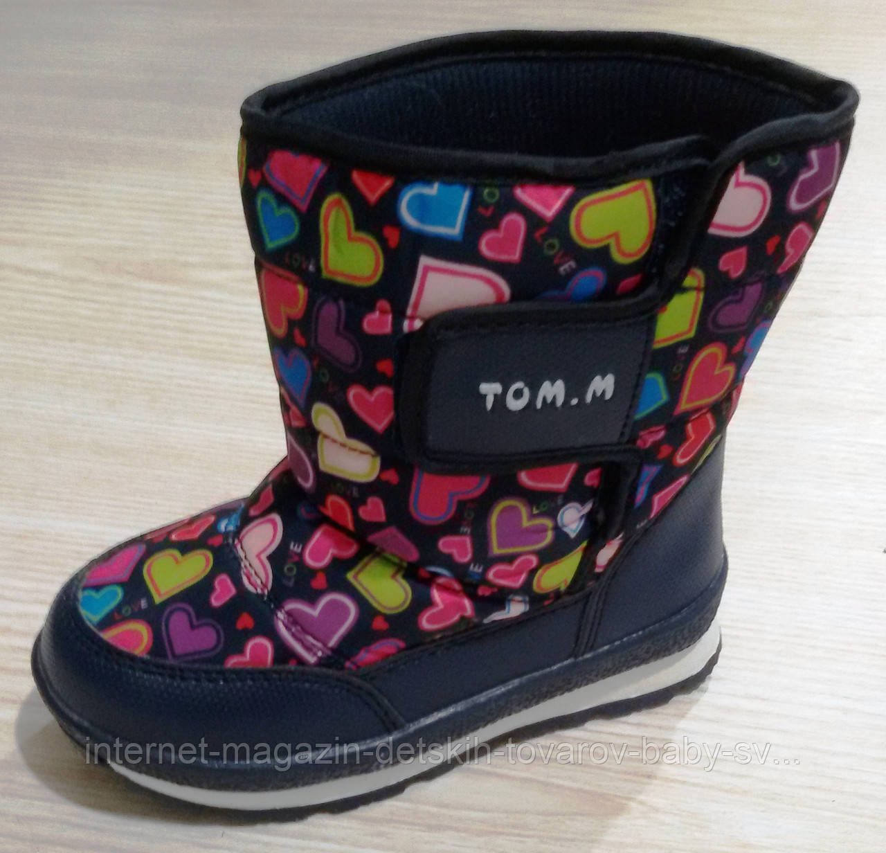 Дутики зимние для девочки ТМ Tom.m 3561B: продажа, цена в Кременчуге.  зимняя детская и подростковая обувь от "ИНТЕРНЕТ-МАГАЗИН ДЕТСКИХ ТОВАРОВ  "BABY Світ"" - 818105019