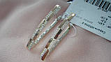 Срібні сережки Илона3 з золотом, фото 2