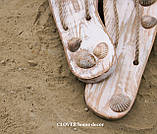 Wooden flip flops Деревянные декоративные шлепки (сланцы), фото 4