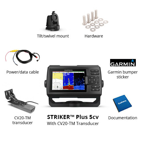 Эхолот GPS-плоттер Garmin STRIKER Plus 5cv — Купить Недорого на Bigl.ua  (819905556)