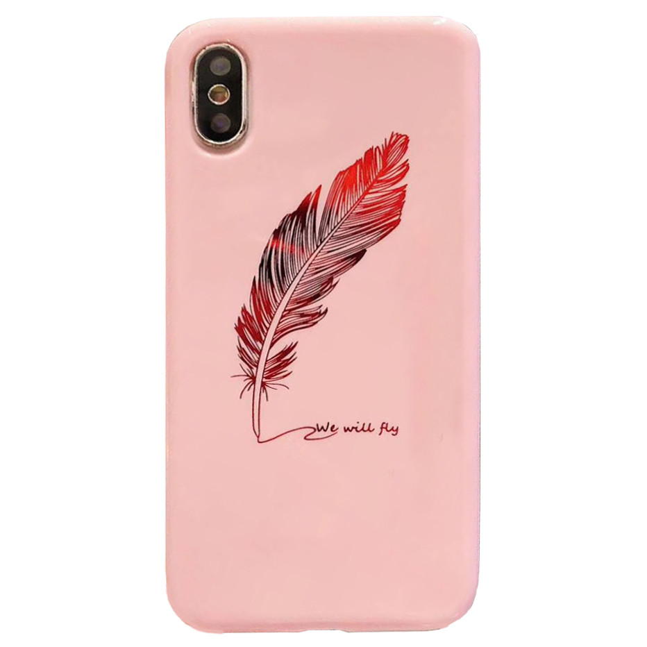 

Чехол накладка xCase на iPhone 7/8/SE 2020 Feather Pink, Розовый