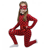 Детский костюм Леди Баг для девочек 7,8 лет Карнавальный костюм Супергерои Герои в масках 343