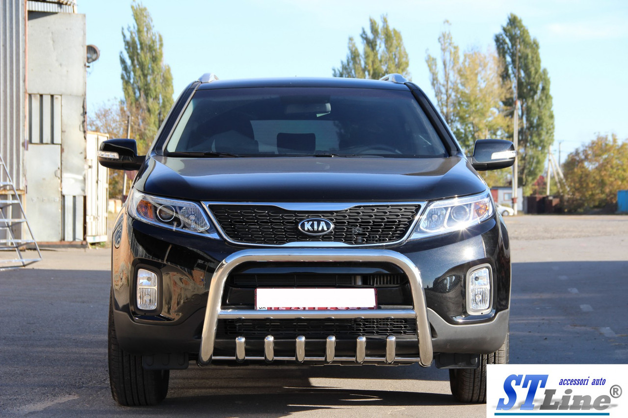 

Кенгурятник WT021 (нерж.) - Kia Sorento XM 2010-2015 гг.