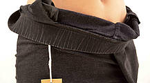 Джинси жіночі утеплені флісовою підкладкою - великі розміри 5XL чорний, фото 2