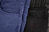 Джинси жіночі утеплені флісовою підкладкою - великі розміри 5XL чорний, фото 6