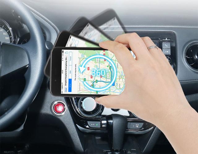 Автотримач магнітний Baseus 360-degree Mount Holder Gold (SUGENT-NT0V) Автотримач магнітний Baseus золотистий
