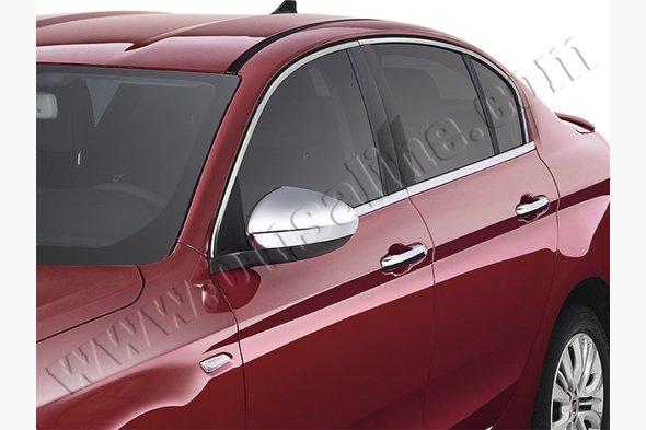 

Нижние молдинги стекол (Sedan/HB 4шт, нерж) - Fiat Tipo 2016+ гг.