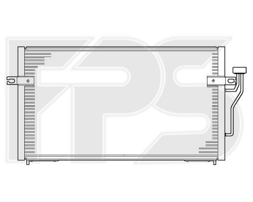 

Радиатор кондиционера Mitsubishi Carisma / Space Star (NRF) FP 48 K249-X