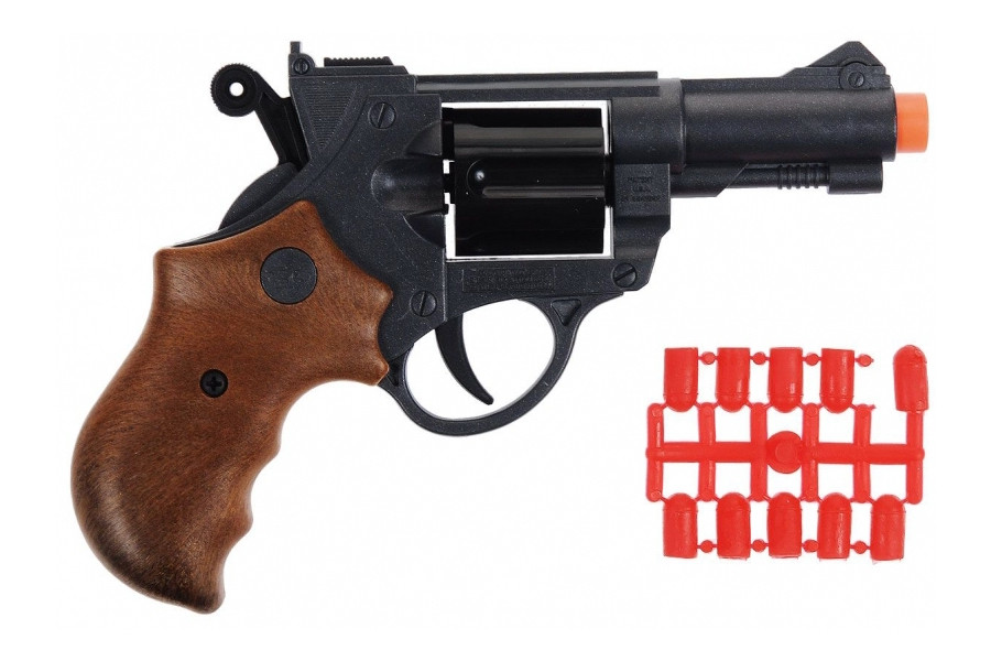 Игрушечный пистолет с пульками Edison Giocattoli Jeff Watson 19см 6-заНет в наличии