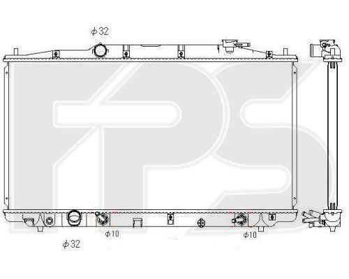 

Радиатор охлаждения двигателя Honda Accord (Koyorad) FP 30 A195-X