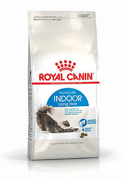 Сухой корм Royal Canin (Роял Канин) Indoor Long Hair для длинношерстных домашних кошек, 400 г