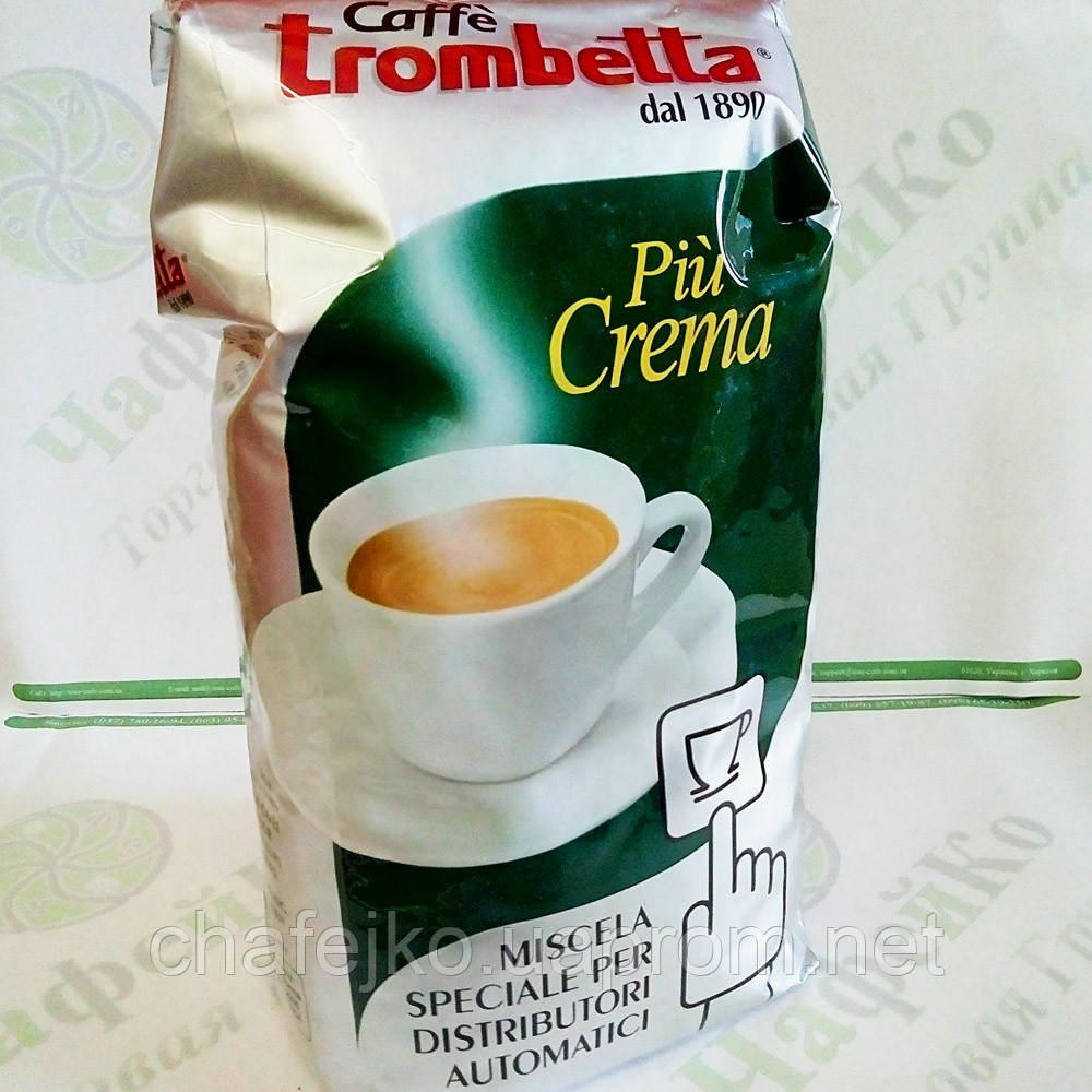 

Кофе Trombetta Più Crema 1кг 30% араб./70% роб. (12)