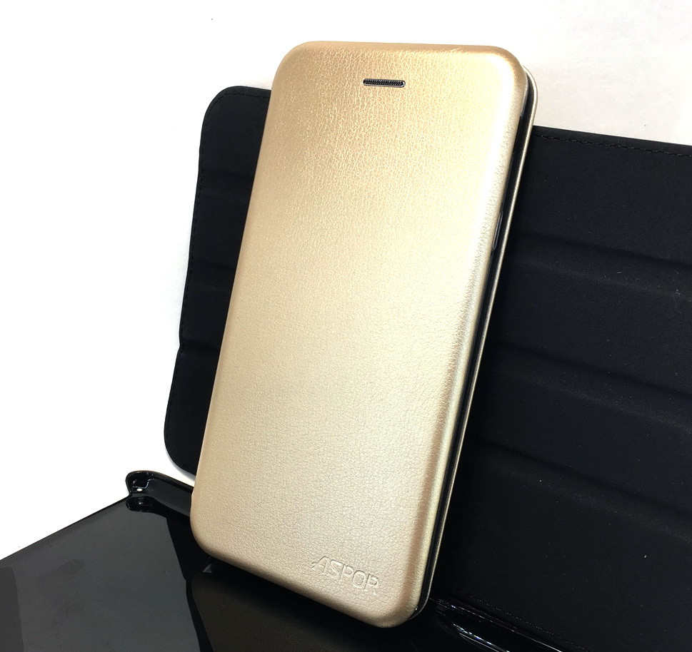 

Чехол для Samsung j4 Plus 2018, j415 книжка боковой с подставкой противоударный Luxo Wallet, Золотистый