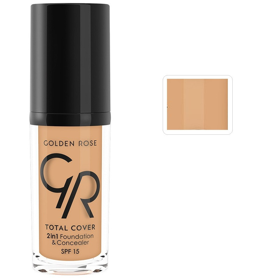 

Тональный крем Golden Rose Total Cover 2 in 1 Foundation & Concealer №13