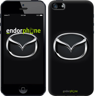 

Чехол на iPhone 5 Mazda. Logo "3120c-18-571"