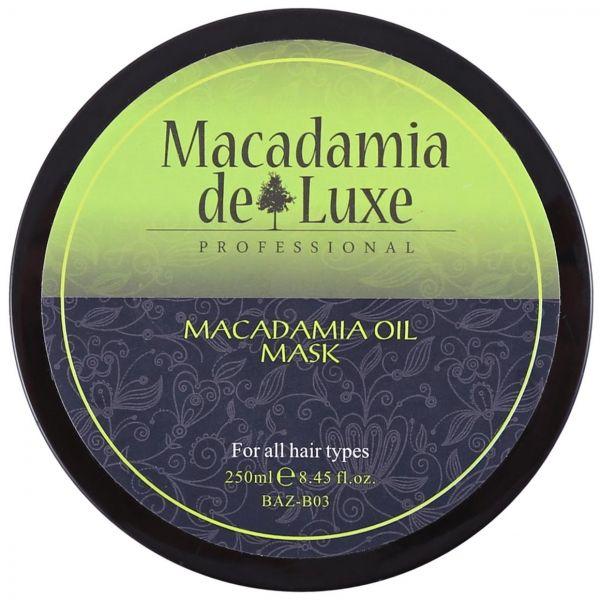 

Питательная маска для волос с маслом макадамии De Luxe Professional Macadamia Oil Mask 250 ml